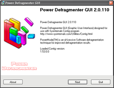Télécharger Power Defragmenter GUI